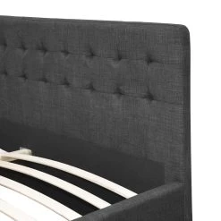 Artiss Double Size Fabric Bed Frame Headboard With Drawers– Charcoal -Furniture Shop BFRAME F AVIO D CHA ABC 07