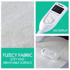 Fleecy Fully Fitted Heated Electric Blanket With Timer King 9 Fleecy Fully Fitted Heated Electric Blanket With Timer King -Furniture Shop BK1003 D MC d 1