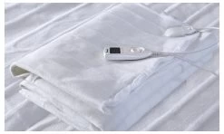 Polyester Fully Fitted Heated Electric Blanket With Timer King