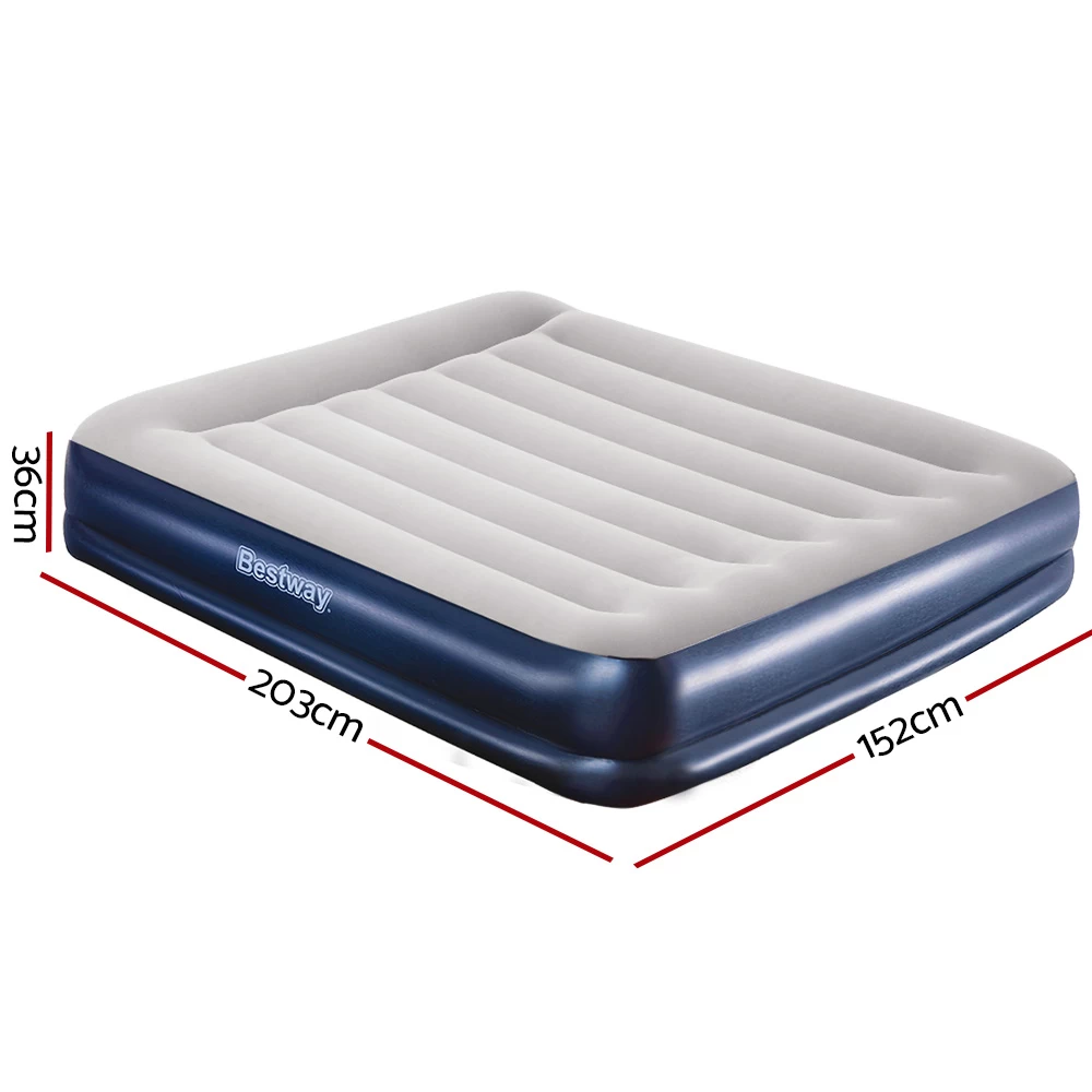 Bestway Air Bed Beds Mattress Premium Inflatable Built-in Pump Queen Size 4 Bestway Air Bed Beds Mattress Premium Inflatable Built-in Pump Queen Size - Image 2