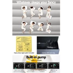 Bestway Queen Air Bed Inflatable Mattress Sleeping Mat Battery Built-in Pump 15 Bestway Queen Air Bed Inflatable Mattress Sleeping Mat Battery Built-in Pump -Furniture Shop BW BED Q 61 67690 06