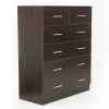 Tallboy Dresser 6 Chest Of Drawers Cabinet 85 X 39.5 X 105 – Brown