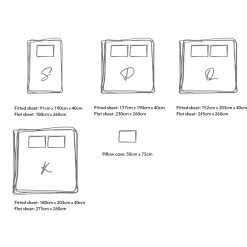 Cosy Club Sheet Set Cotton Sheets Single Orange Brown 9 Cosy Club Sheet Set Cotton Sheets Single Orange Brown -Furniture Shop CC SHEETSET S OR GR 01