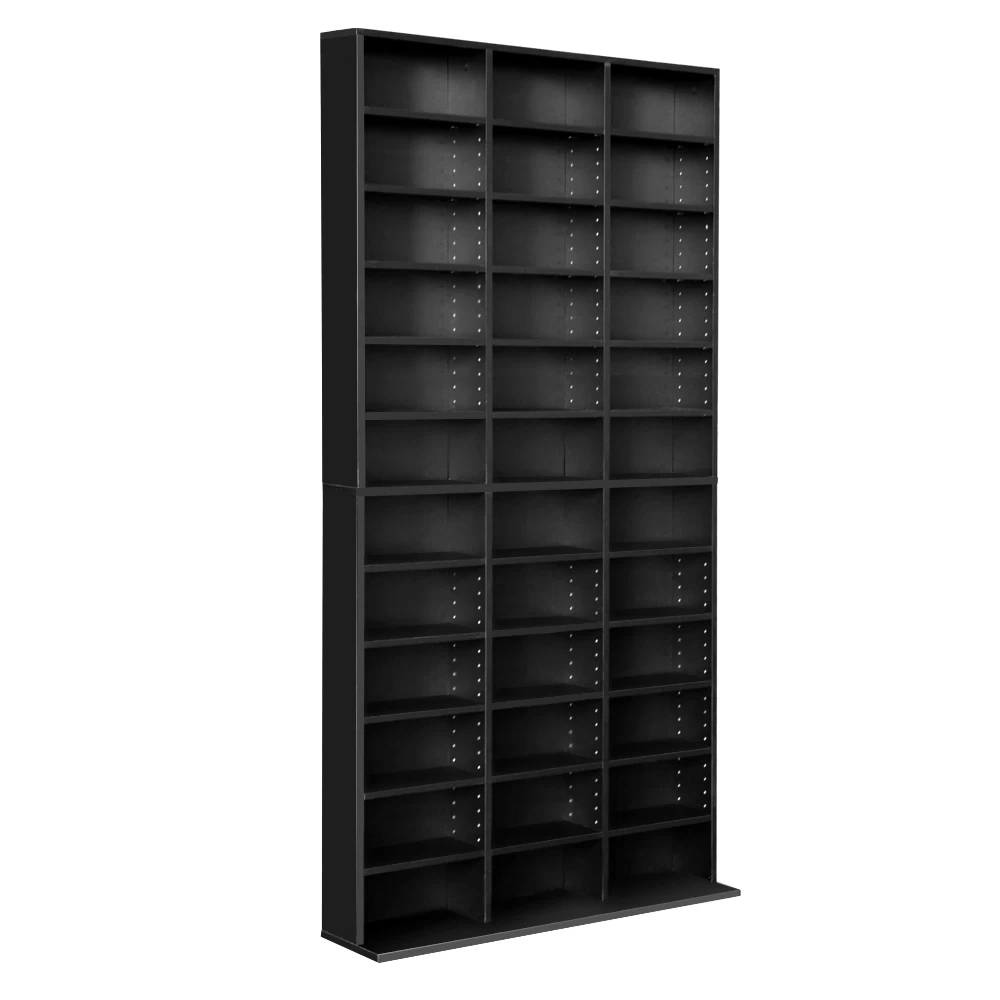 Artiss Adjustable Book Storage Shelf Rack Unit – Black 3 Artiss Adjustable Book Storage Shelf Rack Unit – Black