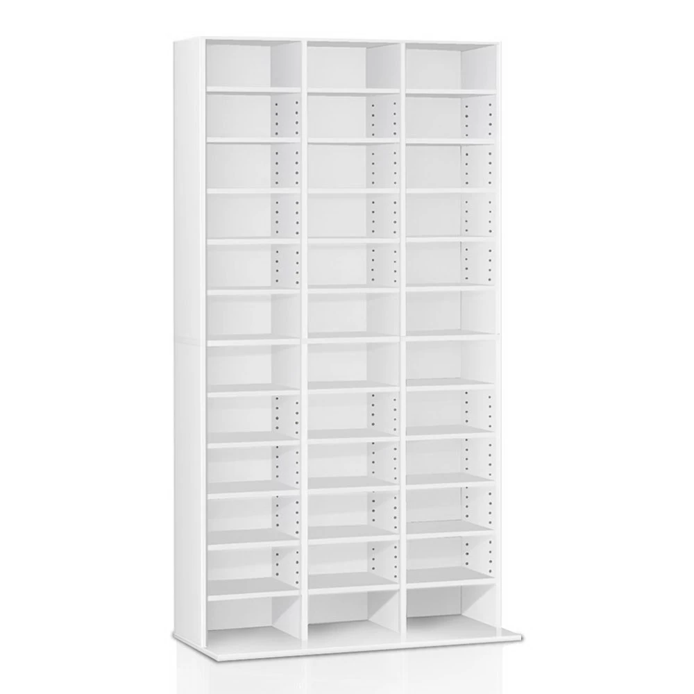Artiss Adjustable Book Storage Shelf Rack Unit – White 3 Artiss Adjustable Book Storage Shelf Rack Unit – White