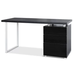 Artiss Metal Desk With 3 Drawers – Black 10 Artiss Metal Desk With 3 Drawers – Black -Furniture Shop DESK 140M BK AB 02