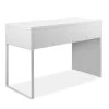 Artiss Metal Desk With 2 Drawers – White
