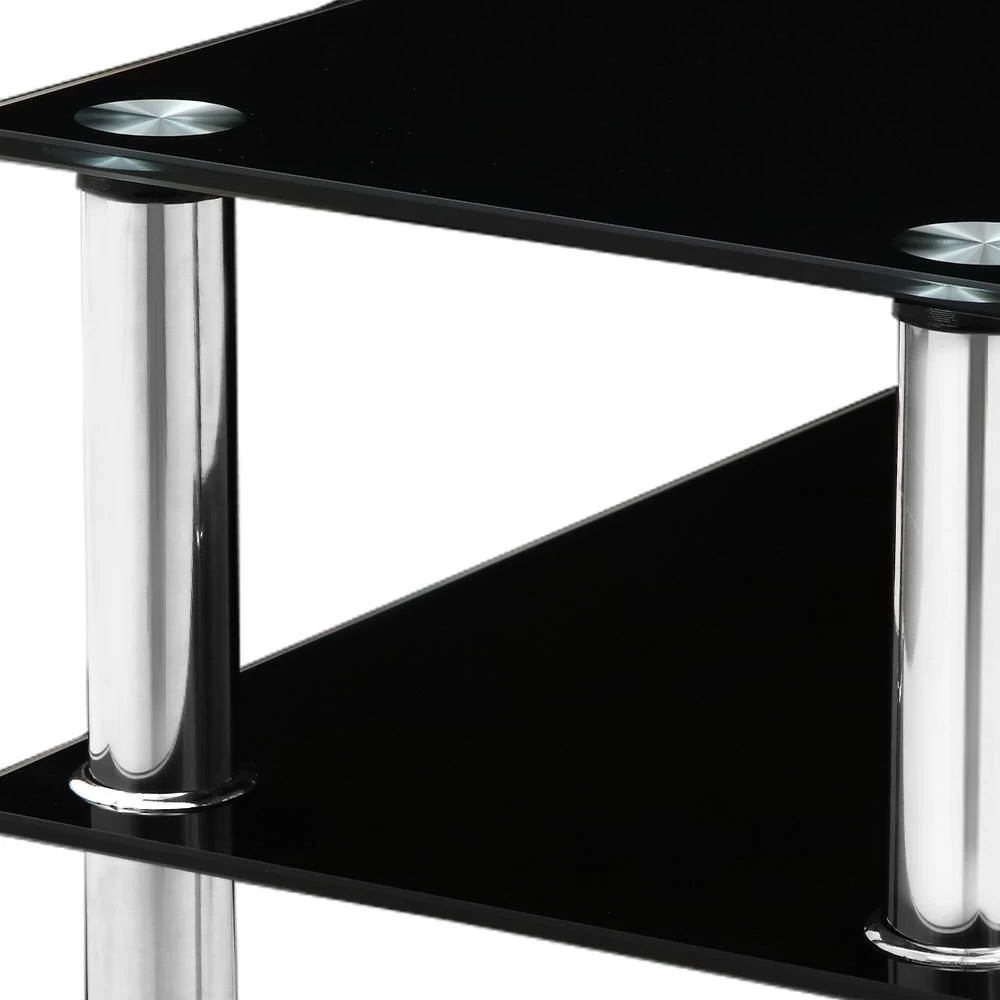 Artiss Entry Hall Console Table – Black & Silver 7 Artiss Entry Hall Console Table – Black & Silver - Image 5