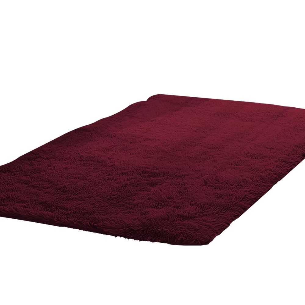 New Designer Shag Shaggy Floor Confetti Rug Burgundy 200x230cm 3 New Designer Shag Shaggy Floor Confetti Rug Burgundy 200x230cm