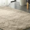 New Designer Shaggy Floor Confetti Rug Cream 200x230cm