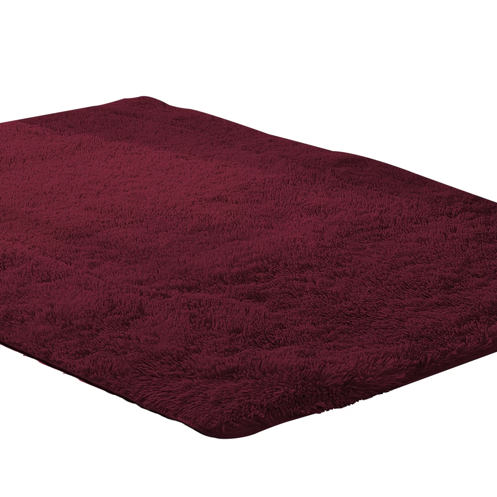 New Designer Shaggy Floor Confetti Rug Burgundy 120x160cm 4 New Designer Shaggy Floor Confetti Rug Burgundy 120x160cm - Image 2