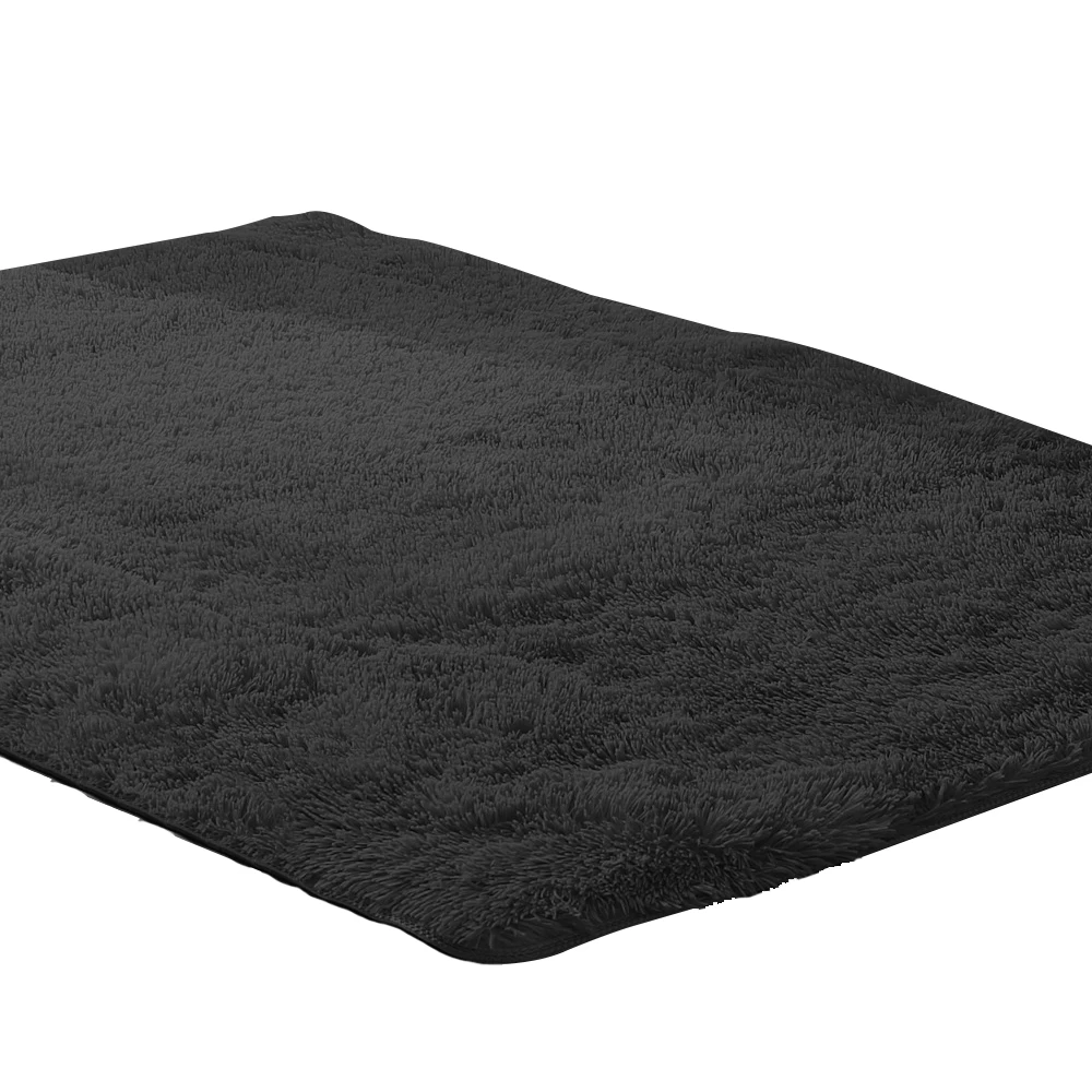 New Designer Shaggy Floor Confetti Rug Black 120x160cm 4 New Designer Shaggy Floor Confetti Rug Black 120x160cm - Image 2