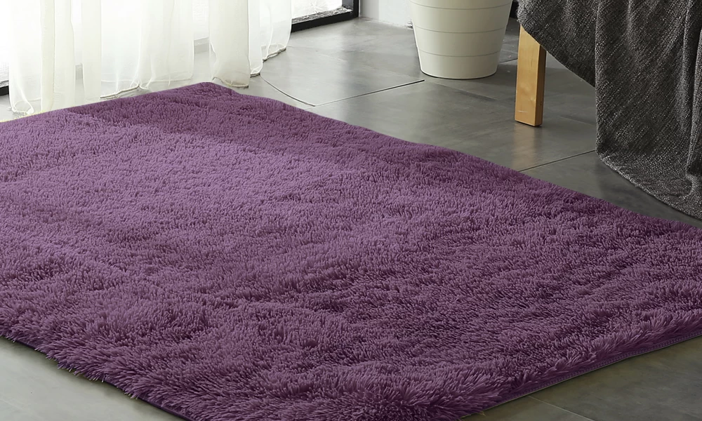 New Designer Shaggy Floor Confetti Rug Purple 120x160cm 3 New Designer Shaggy Floor Confetti Rug Purple 120x160cm