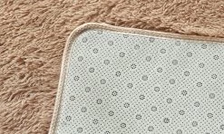 Designer Shaggy Floor Confetti Rug Tan 200x230cm -Furniture Shop E0044 TA 1
