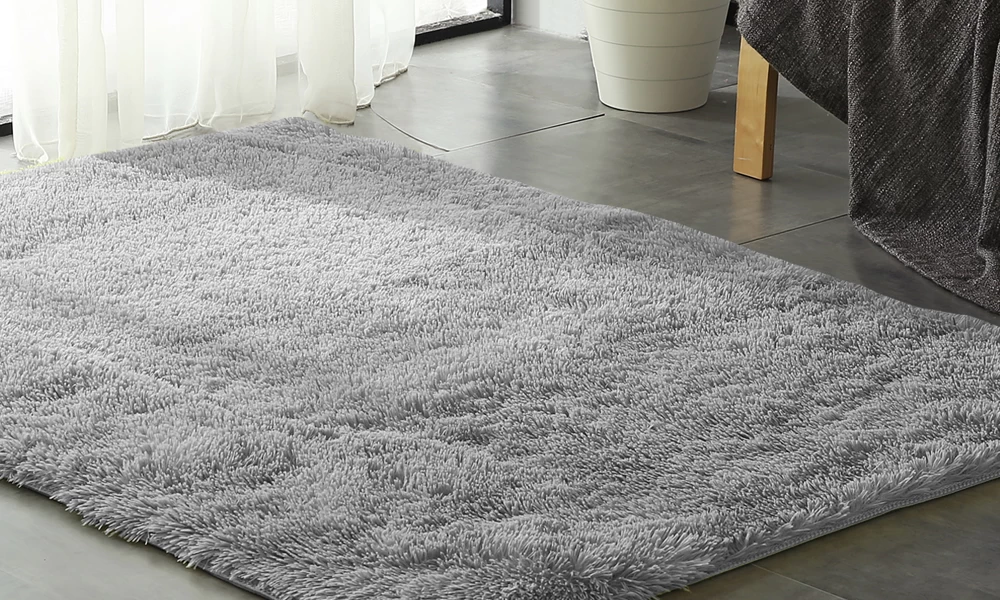 New Designer Shaggy Floor Confetti Rug Grey 160x230cm 4 New Designer Shaggy Floor Confetti Rug Grey 160x230cm - Image 2