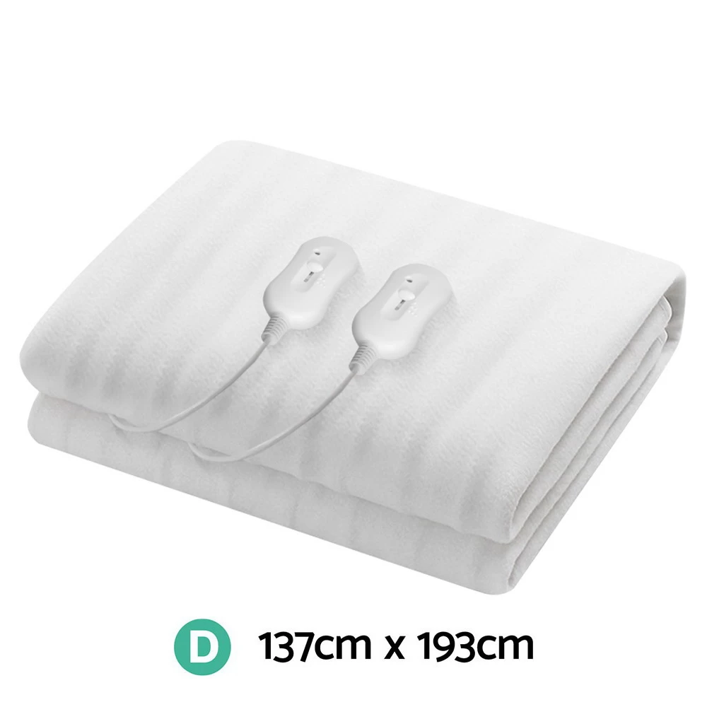 Giselle Heated Electric Blanket Washable Fully Fitted Polyester Underlay Pad Double 4 Giselle Heated Electric Blanket Washable Fully Fitted Polyester Underlay Pad Double - Image 2
