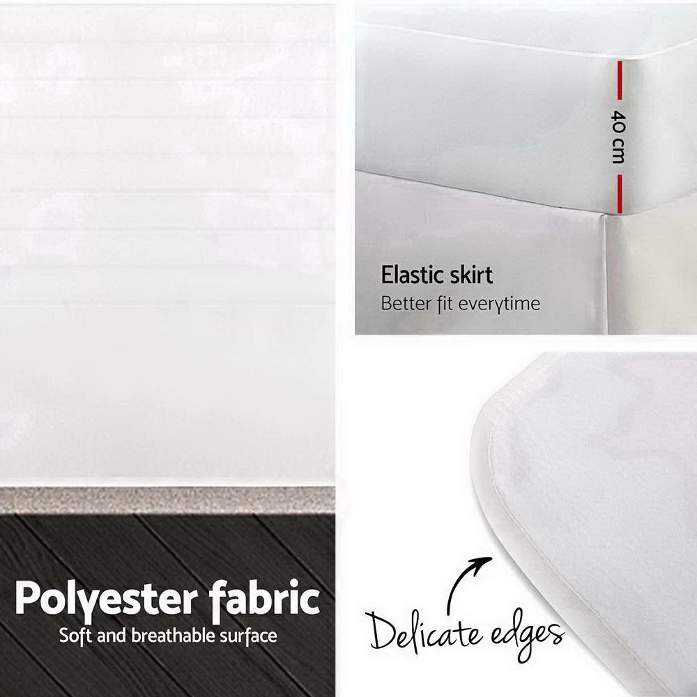 Giselle Heated Electric Blanket Washable Fully Fitted Polyester Underlay Pad Double 7 Giselle Heated Electric Blanket Washable Fully Fitted Polyester Underlay Pad Double - Image 5