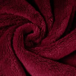 Giselle Bedding Electric Throw Blanket – Burgundy -Furniture Shop EB THROW RUG BGD 02