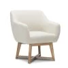 Artiss Fabric Tub Lounge Armchair – Beige