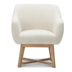 Artiss Fabric Tub Lounge Armchair – Beige -Furniture Shop FA CHAIR ACC024 BG 02