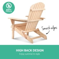 Gardeon Outdoor Foldable Beach Garden Chair -Furniture Shop FF BEACH CHAIR NTL 05