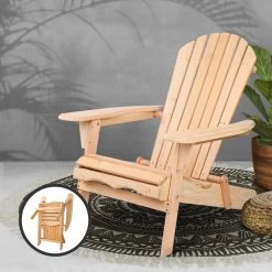 Gardeon Outdoor Foldable Beach Garden Chair -Furniture Shop FF BEACH CHAIR NTL 06