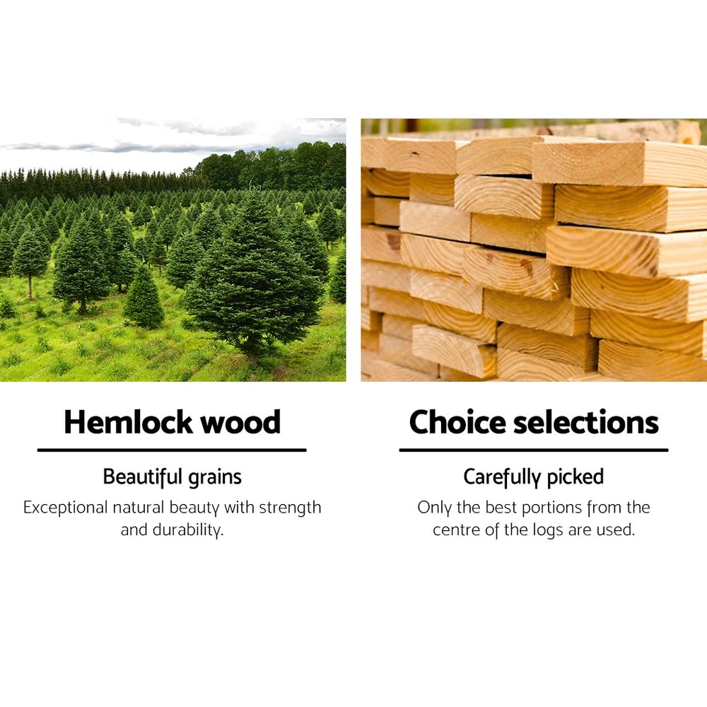 Gardeon Outdoor Sun Lounge Beach Chairs Table Setting Wooden Adirondack Patio Chair Brwon 7 Gardeon Outdoor Sun Lounge Beach Chairs Table Setting Wooden Adirondack Patio Chair Brwon - Image 5