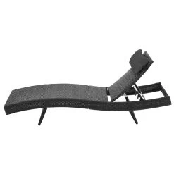 Gardeon Outdoor Sun Lounge Setting Wicker Lounger Day Bed Rattan Patio Furniture Black 13 Gardeon Outdoor Sun Lounge Setting Wicker Lounger Day Bed Rattan Patio Furniture Black -Furniture Shop FF LOUNGE WA BK2X 03