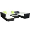 Gardeon 11PC Sofa Set With Storage Cover Outdoor Furniture Wicker