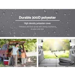 Artiss Floor Lounge Sofa Camping Portable Recliner Beach Chair Folding Outdoor Grey -Furniture Shop FLOOR CAMP 0156R GY 02