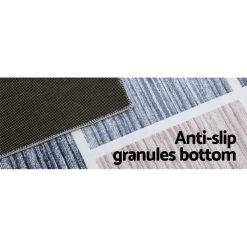 Artiss Short Pile Floor Rug 200x290cm Oblo -Furniture Shop FLR 2130 200x290 BG GR 06