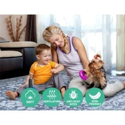 Artiss Floor Rugs 160 X 230 Living Room Bedroom Soft Large Carpet Rug Short Pile -Furniture Shop FLR 2133 160x230 GR 04