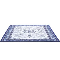 Artiss Floor Rugs Rug 200 X 290 Area Large Modern Carpet Soft Blue Living Room 11 Artiss Floor Rugs Rug 200 X 290 Area Large Modern Carpet Soft Blue Living Room -Furniture Shop FLR 2193 200X290 BL GY 02