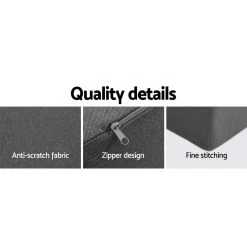 Giselle Bedding Portable Sofa Bed Folding Mattress Lounger Chair Ottoman Grey -Furniture Shop FOAM MFM SOFA 01 GY 05