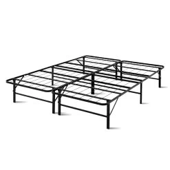 Artiss Foldable Queen Metal Bed Frame – Black