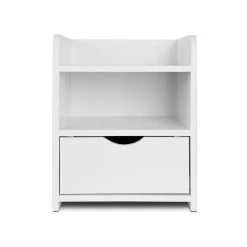Artiss Bedside Table Drawer – White -Furniture Shop FURNI C BS TOGO WH 02