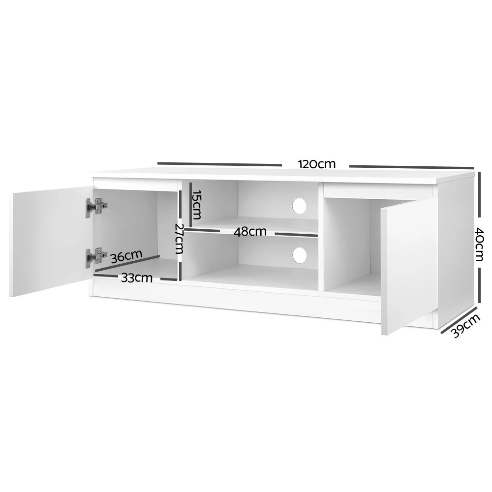 Artiss TV Entertainment Unit – White 4 Artiss TV Entertainment Unit – White - Image 2