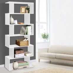 Artiss 6 Tier Display Shelf – White 15 Artiss 6 Tier Display Shelf – White -Furniture Shop FURNI DIS 6T WH 06