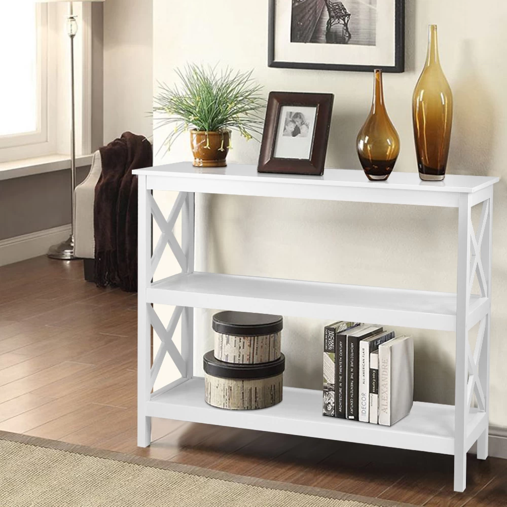 Artiss Wooden Storage Console Table – White 9 Artiss Wooden Storage Console Table – White - Image 7