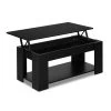 Artiss Lift Up Top Coffee Table Storage Shelf Black 2 Artiss Lift Up Top Coffee Table Storage Shelf Black -Furniture Shop FURNI G COF LIFT BK 00