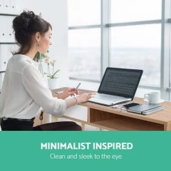 Artiss 2 Drawer Wood Computer Desk -Furniture Shop FURNI G DESK 1116 WD 02