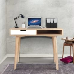 Artiss 2 Drawer Wood Computer Desk -Furniture Shop FURNI G DESK 1116 WD 06