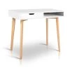 Artiss Wood Computer Desk With Drawers – White 2 Artiss Wood Computer Desk With Drawers – White -Furniture Shop FURNI G DESK 1600 WH WD 00