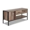 Artiss TV Stand Entertainment Unit Storage Cabinet Industrial Rustic Wooden 120cm -Furniture Shop FURNI G IND TV01 WD AB 00