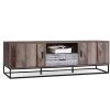 Artiss TV Cabinet Entertainment Unit Stand Storage Wooden Industrial Rustic 180cm -Furniture Shop FURNI G IND TV02 WD AB 00