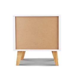 Artiss 2 Drawer Wooden Bedside Tables – White 15 Artiss 2 Drawer Wooden Bedside Tables – White -Furniture Shop FURNI G SCAN BS WH NT 04