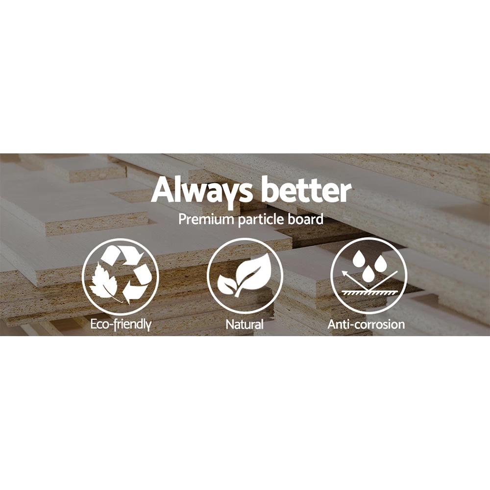 Artiss TV Cabinet Entertainment Unit Stand Storage Drawer Scandinavian 180cm Oak 7 Artiss TV Cabinet Entertainment Unit Stand Storage Drawer Scandinavian 180cm Oak - Image 5