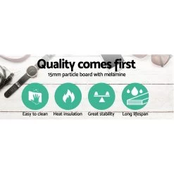 Artiss 6 Chest Of Drawers Cabinet Dresser Tallboy Lowboy Storage Bedroom White -Furniture Shop FURNI N CDR 01 WH AB 04