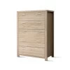 Artiss 5 Chest Of Drawers Tallboy Dresser Table Bedroom Storage Cabinet -Furniture Shop FURNI N MAXI CDR02 WD AB 00