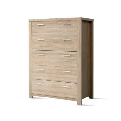 Artiss 5 Chest Of Drawers Tallboy Dresser Table Bedroom Storage Cabinet